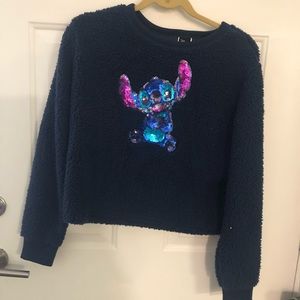 Disney Navy Stich Sweater